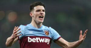 Arsenal make record bid for Declan Rice
