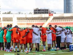 Harambee Stars to play Senegal in a friendly Harambee Stars in a huddle before a past match. The team to face Comoros and Madagascar in friendly games has been named.