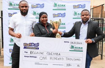 Beldine Odemba wins SJAK Coach of The Month Award Harambee Starlets head coach Beldine Odemba has won the SJAK Award for being the best coach in November.