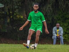 CAF CC: Rwanda International enchanted after Group stage qualification Rwanda international Prince Buregeya in a past training session with Nairobi United