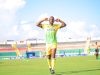 Sportpesa League: Coach and Player of the Month for November revealed Hansel Ochieng celebrating one of his goals against Gor Mahia in the month of November. He is among the Sportpesa League Player of the Month nominee.
